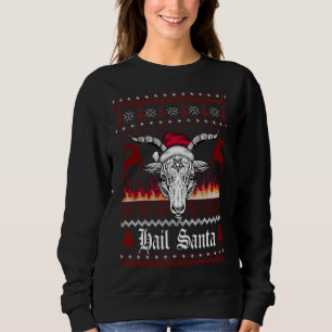 Hail Santa Ugly Weihnachts Sweater Matching Family Sweatshirt