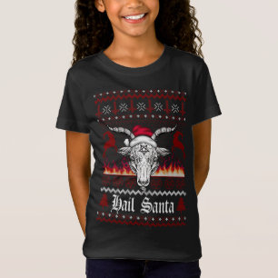 Hail Santa Ugly Weihnachts Sweater Matching Family T-Shirt