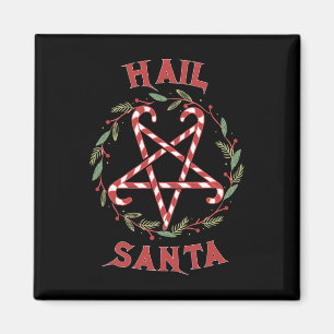 Hail Santa Weihnachts-Krampus-Bekleidung Magnet