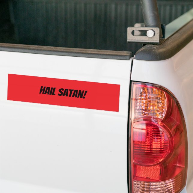 Hail Satan Autoaufkleber (Auf Lkw)
