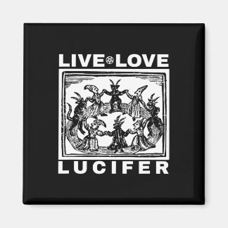 Hail Satan Live Liebe Lucifer mit Tanzdemo Magnet