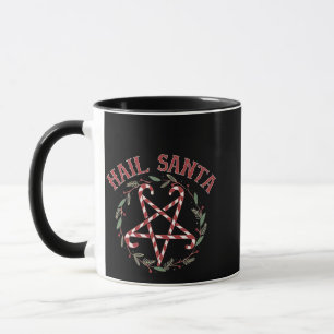 Hail Satan Weihnachten Krampus Xmas Teufel Süßigke Tasse