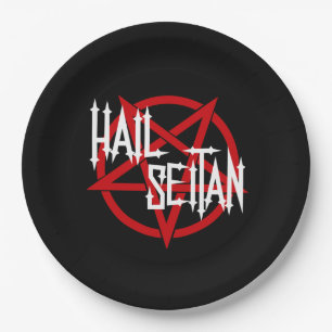 Hail Seitan Pappteller