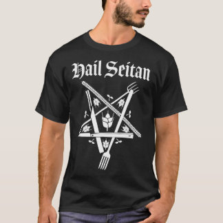 Hail Seitan (White) Classic T-Shirt