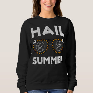 Hail Summer Gothic Ästhetik Grunge Goth Sunglass Sweatshirt