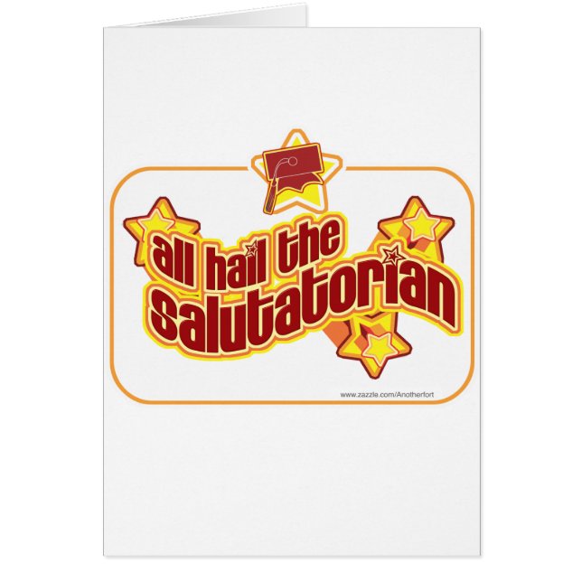 Hail the salutatorian (Vorne)
