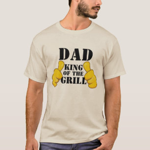 Hail to Grill King: Koch Vaters GRILLEN Lover T-Shirt