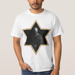 Haile Selassie Davidsstern T-Shirt
