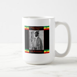 Haile Selassie der Löwe von Judah, Jah Rastafari Tasse