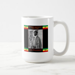 Haile Selassie der Löwe von Judah, Jah Rastafari Tasse