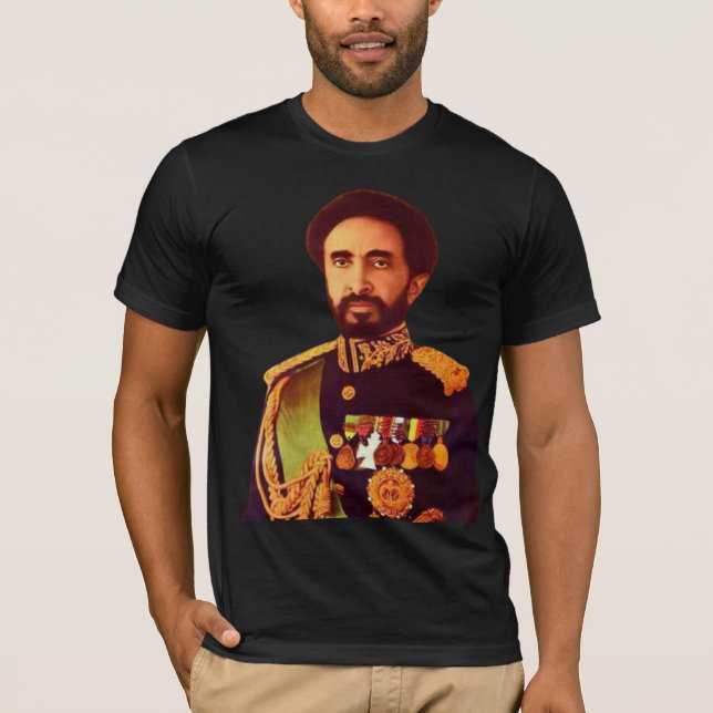 Haile Selassie Ehemaliger Kaiser des äthiopischen  T-Shirt (Vorderseite)