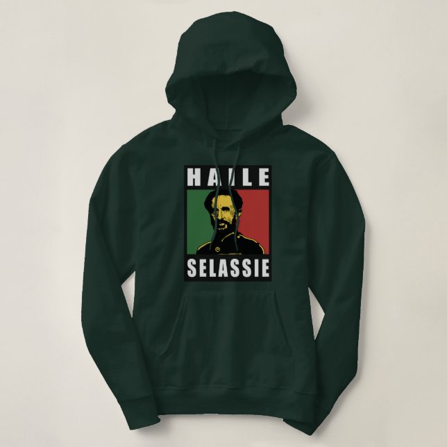 Haile Selassie Emperor - Reggae - Hoodie (Design vorne)