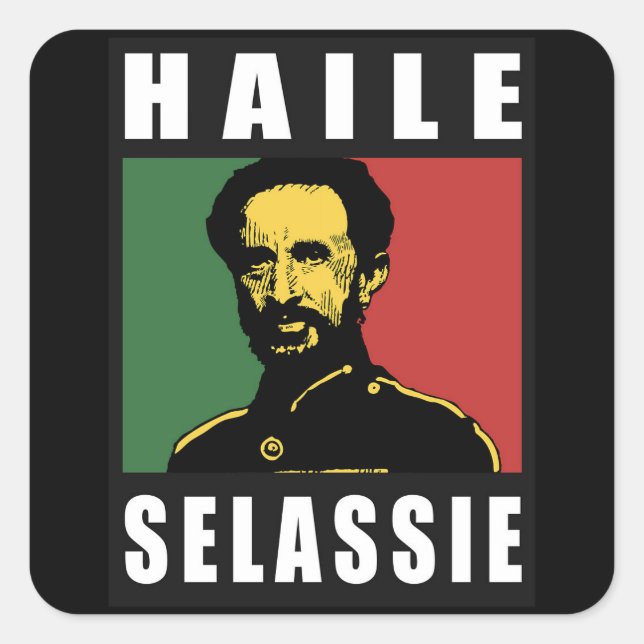 Haile Selassie Emperor - Reggae - Sticker (Vorderseite)