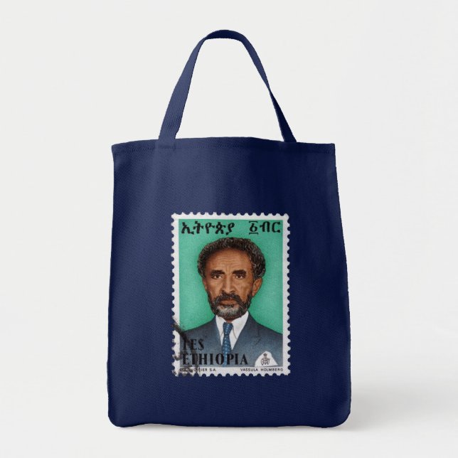 Haile Selassie Empire of Ethiopia Rastafari Bag Tragetasche (Vorne)
