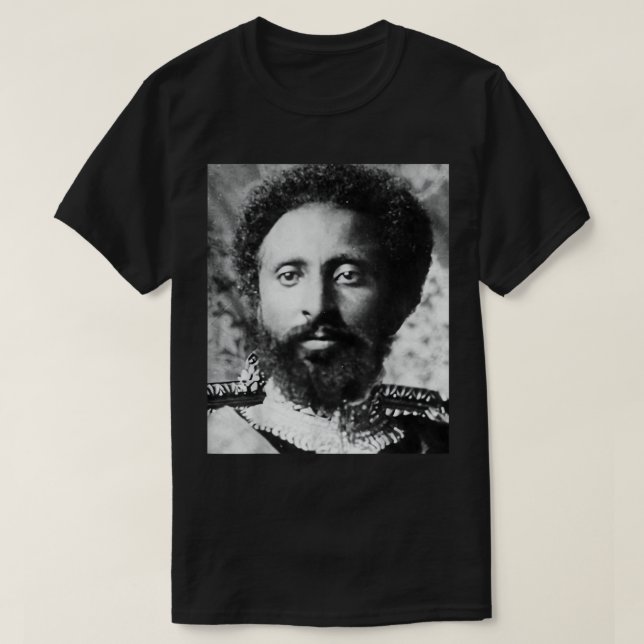 Haile Selassie Ethiopia T - Shirt (Design vorne)