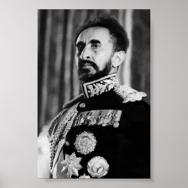 Haile Selassie HIM Jah Rastafari Rasta Reggae Root Poster (Vorne)