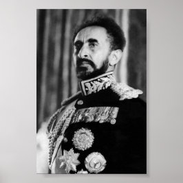 Haile Selassie HIM Jah Rastafari Rasta Reggae Wurz Poster