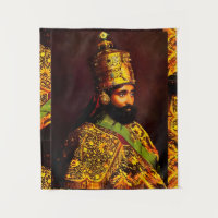 Haile Selassie HIM Jah Rastafari Wandteppich