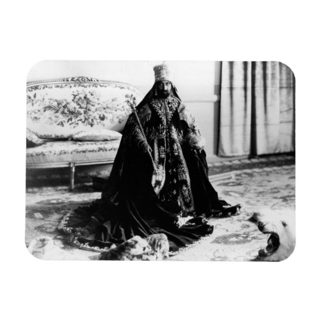 Haile Selassie - HIM - Rastafari - Jah Magnet (Horizontal)