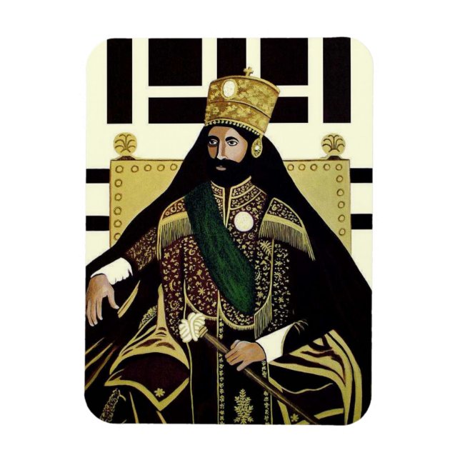 Haile Selassie - HIM - Rastafari - Jah Magnet (Vertikal)