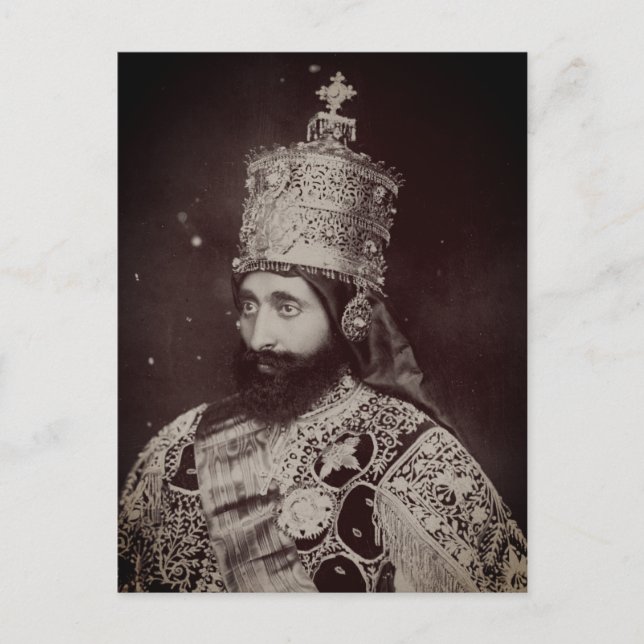 Haile Selassie - HIM - Rastafari - Postcard Postkarte (Vorderseite)
