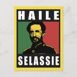 Haile Selassie - HIM - Rastafari - Postcard Postkarte