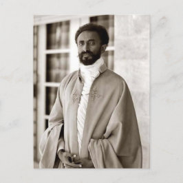 Haile Selassie - HIM - Rastafari - Postcard Postkarte