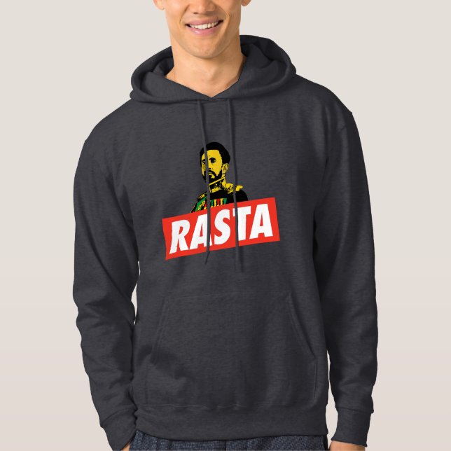 Haile Selassie I - HIM - Emperor - Reggae - Hoodie (Vorderseite)