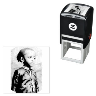 Haile Selassie I Jah Rastafari Holzstempel Permastempel