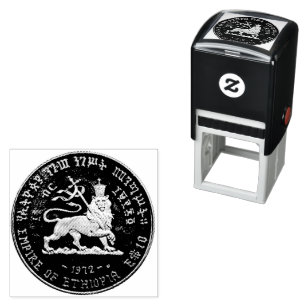 Haile Selassie I Jah Rastafari Holzstempel Permastempel
