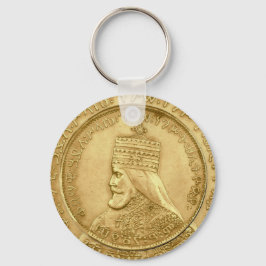 Haile Selassie I Jah Rastafari IHN Gold Rasta Schlüsselanhänger