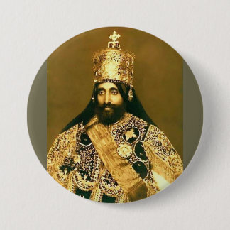 Haile selassie I Knopf Button