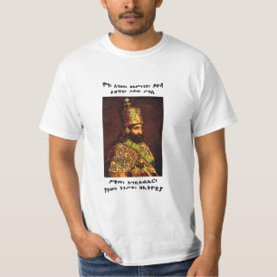 Haile Selassie I, wählen vom Gott, König Of König T-Shirt