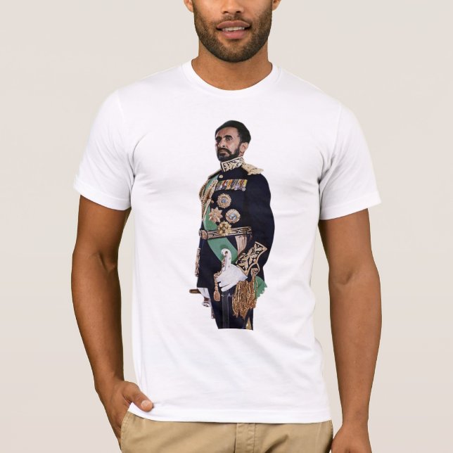 Haile Selassie in Full Dress T - Shirt (Vorderseite)
