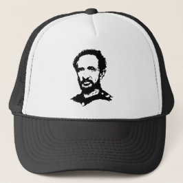 Haile Selassie - Jah - Messiah - Rastafari Cap Truckerkappe