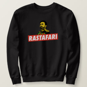 Haile Selassie Jah Rastafari Emperor Rasta Sweater Sweatshirt