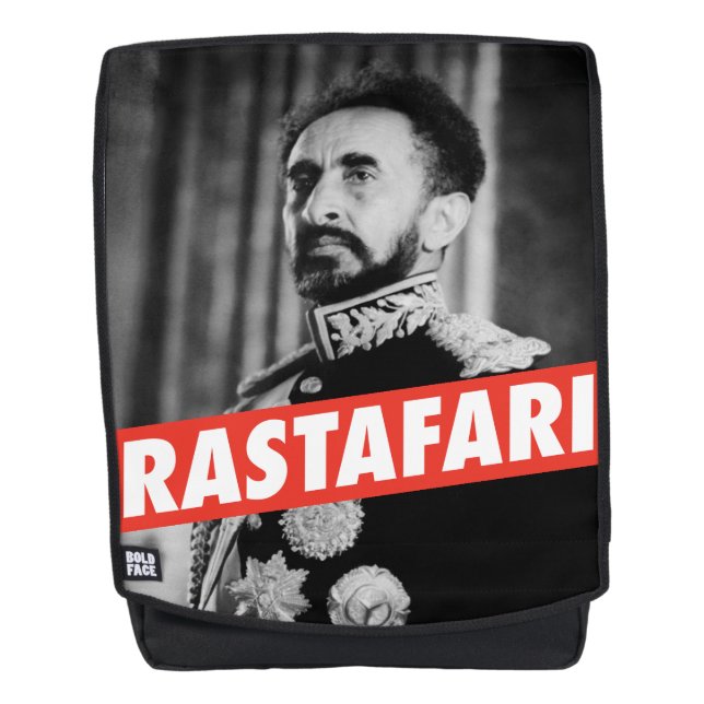 Haile Selassie - Jah Rastafari - Emperor Rucksack (Vorderseite)