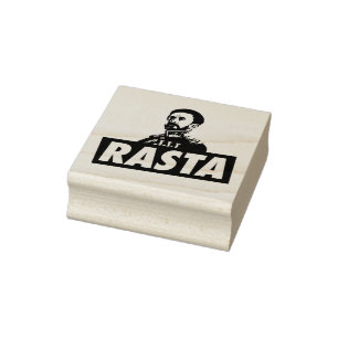 Haile Selassie Jah Rastafari Rasta Roots Stamp Gummistempel