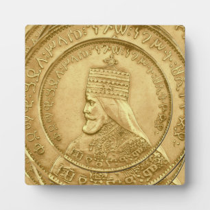Haile Selassie Jah Rastafari Reggae Rasta Roots  Fotoplatte