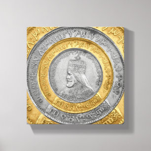 Haile Selassie Jah Rastafari Reggae Rasta Roots  Leinwanddruck