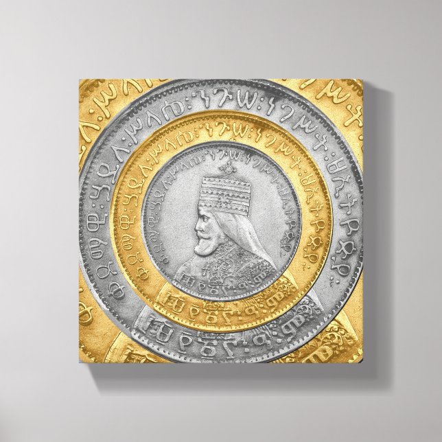 Haile Selassie Jah Rastafari Reggae Rasta Roots  Leinwanddruck (Vorderseite)