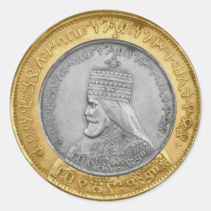 Haile Selassie Jah Rastafari Reggae Rasta Roots  Runder Aufkleber