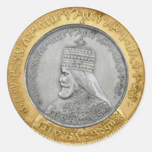 Haile Selassie Jah Rastafari Reggae Rasta Roots  Runder Aufkleber