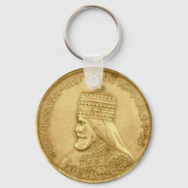 Haile Selassie Jah Rastafari Reggae Rasta Roots  Schlüsselanhänger (Vorderseite)