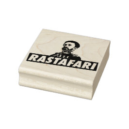 Haile Selassie - Jah Rastafari - Royal Rasta Stamp Gummistempel