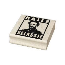 Haile Selassie Jah Rastafari Royal Roots Stamp Gummistempel