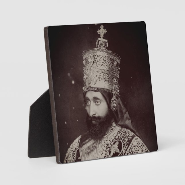 Haile Selassie Jah Rastafarie Rasta Roots poster Fotoplatte (Vorderseite)