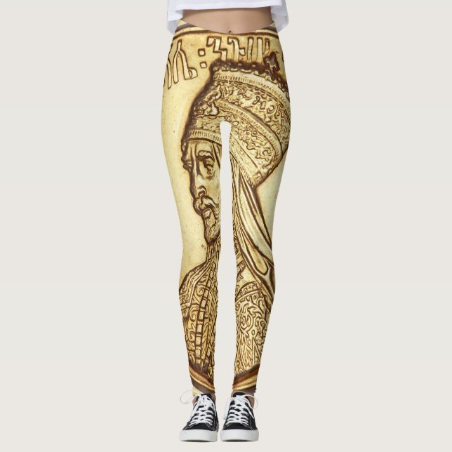 Haile Selassie - Judah - Rasta Power Yoga Leggings (Vorderseite)