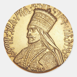 Haile Selassie King of Ethiopia Rastafari Sticker