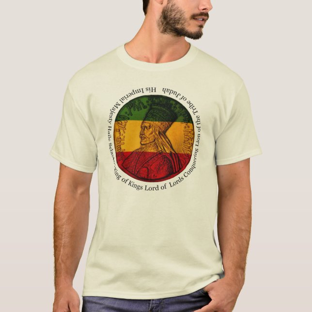 Haile Selassie König von Königen T-shirt (Vorderseite)